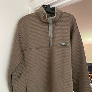 LLBean 1/4 Button Pullover sz XXL